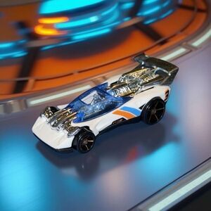 Rare Hot Wheels Flathead Fury White Version Die Cast Race Car